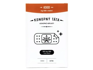 CBD náplasti 1000 mg